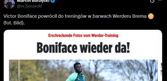 FORMA FIZYCZNA Victora Boniface po POWROCIE DO TRENINGÓW w Werderze!