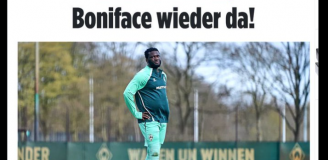 FORMA FIZYCZNA Victora Boniface po POWROCIE DO TRENINGÓW w Werderze!