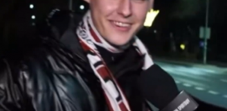 ''KU**A, RADZIO WYGRAŁO''! Kibic Rayo PRZYJECHAŁ do Polski i ZNOWU ZROBIŁ SHOW xD [VIDEO]