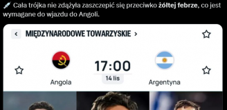 HIT! Trzech reprezentantów Argentyny NIE ZAGRA z Angolą z powodu braku...