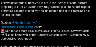 HIT! Beniaminek daje 80 MLN EURO za Fermina Lopeza!