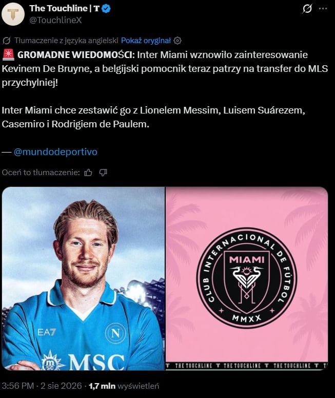 DZIEJE SIĘ! Inter Miami rusza po GWIAZDĘ SERIE A!