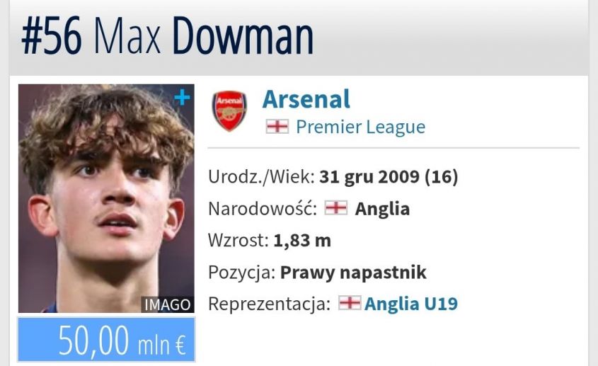 Oto ile wynosi NOWA WYCENA 16-LETNIEGO piłkarza Arsenalu! O.o