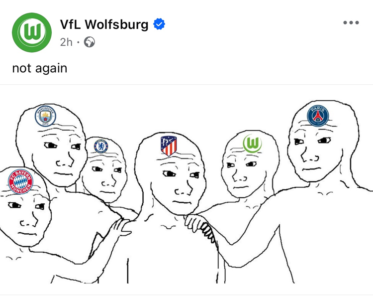 POST Wolfsburga z ''POCIESZENIEM'' dla Atletico xD