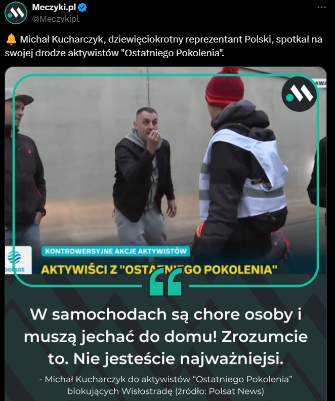 SŁOWA Michała Kucharczyka w stronę aktywistów PROTESTUJĄCYCH na ulicy!