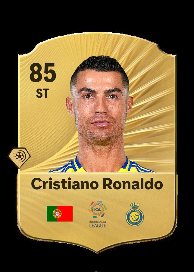 OVERALL Cristiano Ronaldo w grze EA Sports FC 26 ma wynosić...
