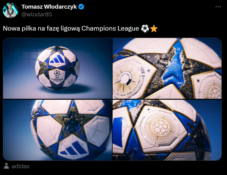 Oto NOWA PIŁKA na fazę ligową LM 25/26!