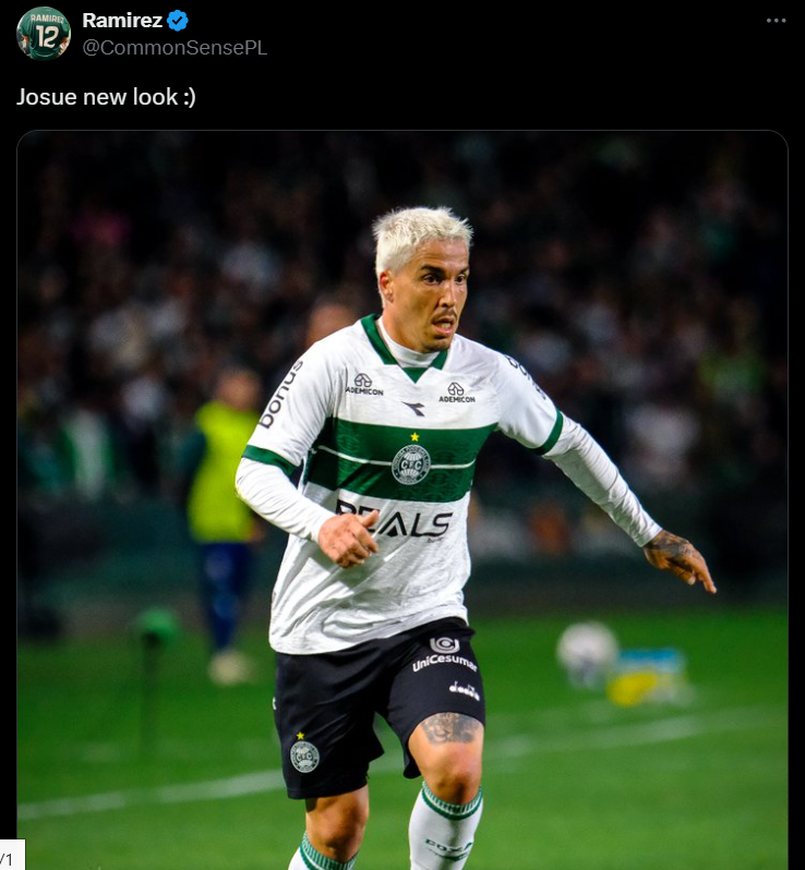 NOWA FRYZURA Josue podczas gry w lidze brazylijskiej!