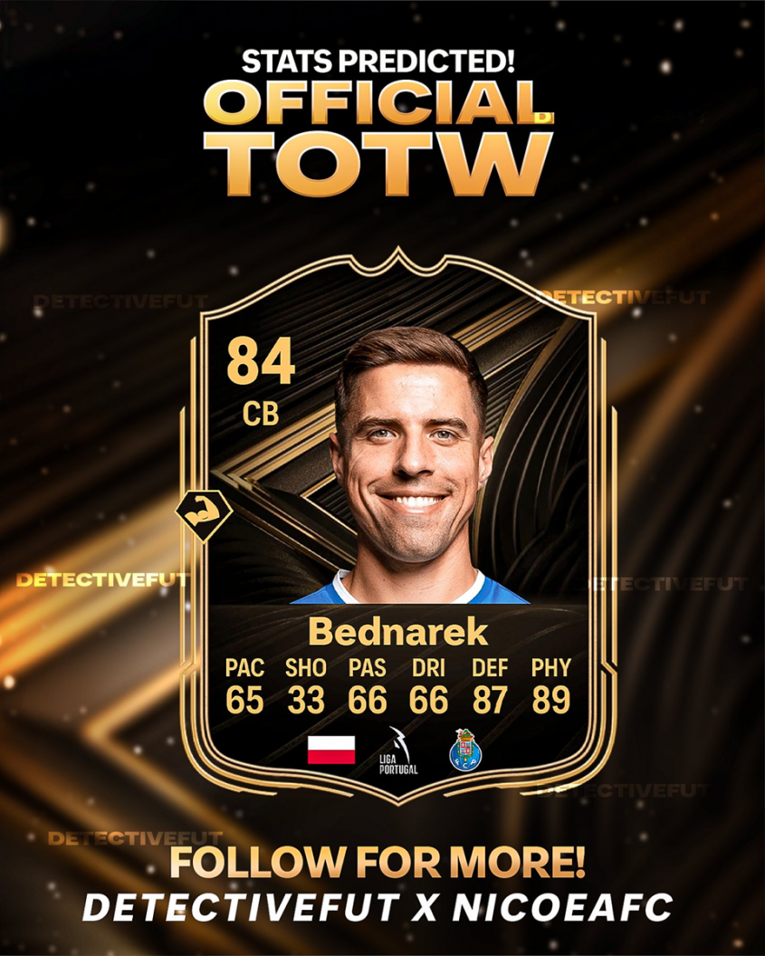 Tak ma wyglądać NOWA KARTA Jana Bednarka w EA Sports FC 26!