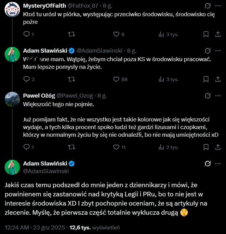 Adam Sławiński zdradza jaką ''PROŚBĘ'' dostał niedawno od innego dziennikarza xD