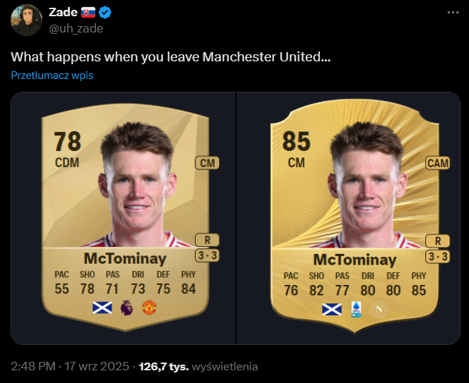 Scott McTominay i jego PRZEMIANA po odejściu z Man United xD