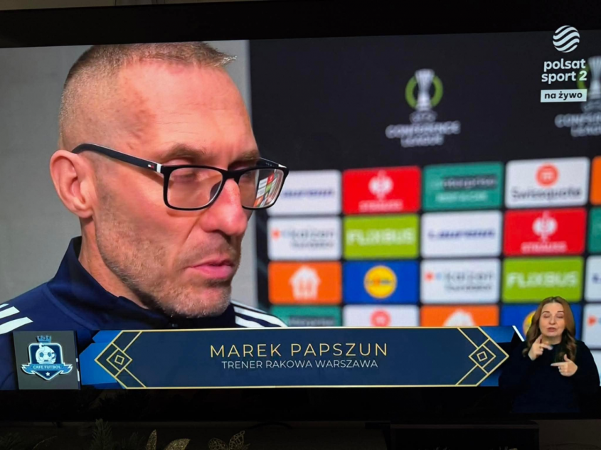 Tak w Cafe Futbol PODPISALI Marka Papszuna xD