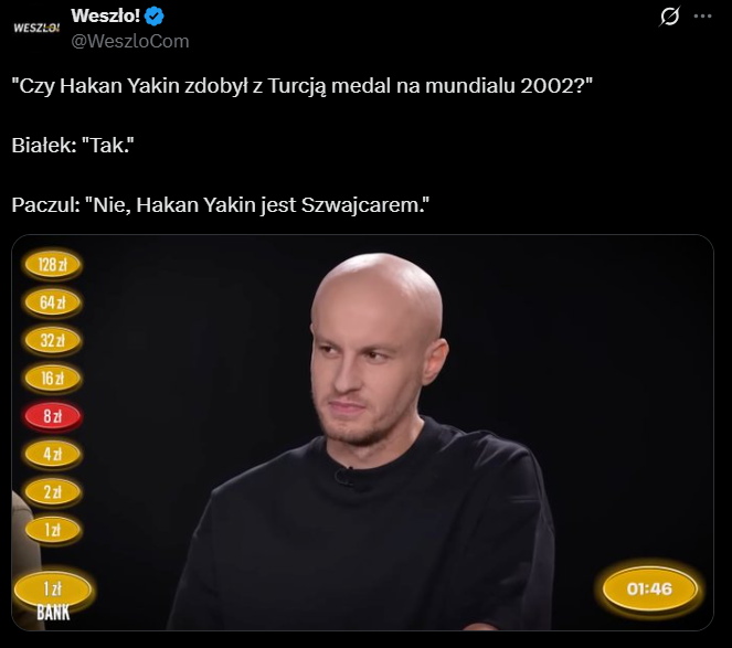 PODCHWYTLIWE pytanie w Najsłabszym Spoiwie w Weszło xD