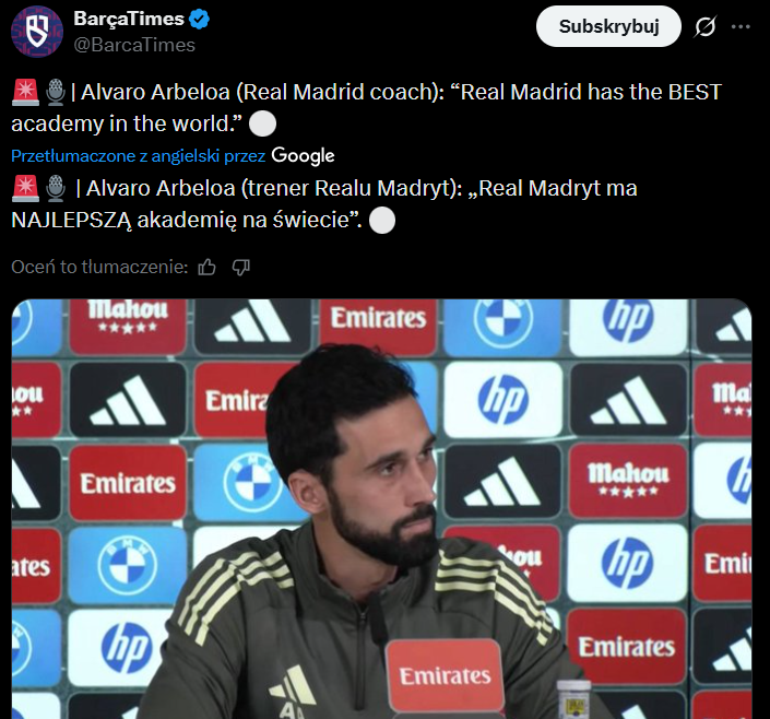 Alvaro Arbeloa wskazał NAJLEPSZĄ PIŁKARSKĄ AKADEMIĘ ŚWIATA! xD