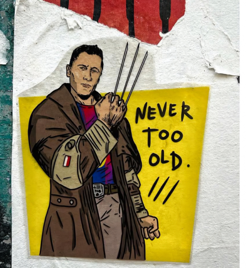 NOWA NAKLEJKA na ulicach Barcelony po HAT-TRICKU Lewego <3