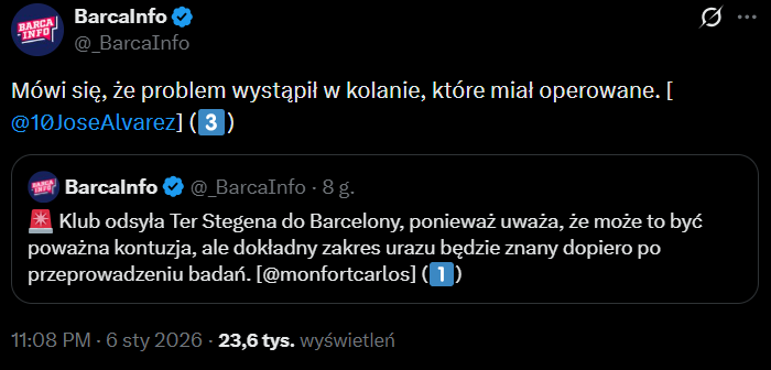 Takiej KONTUZJI miał nabawić się Marc-Andre ter Stegen!