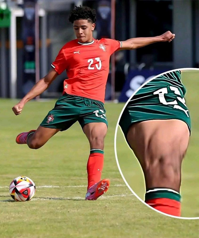 Tak wygląda NOGA Cristiano Ronaldo Juniora O.o