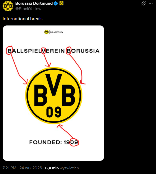 Tak BVB postanowiła WYJAŚNIĆ ZNACZENIE swojego herbu :D