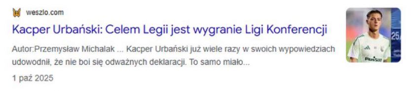 Kacper Urbański przed sezonem mówił, że CELEM LEGII JEST... xD