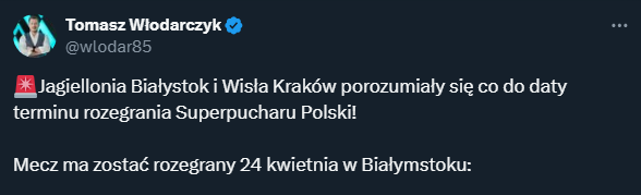 JEST POROZUMIENIE! Znamy datę i miejsce rozegrania Superpucharu Polski!