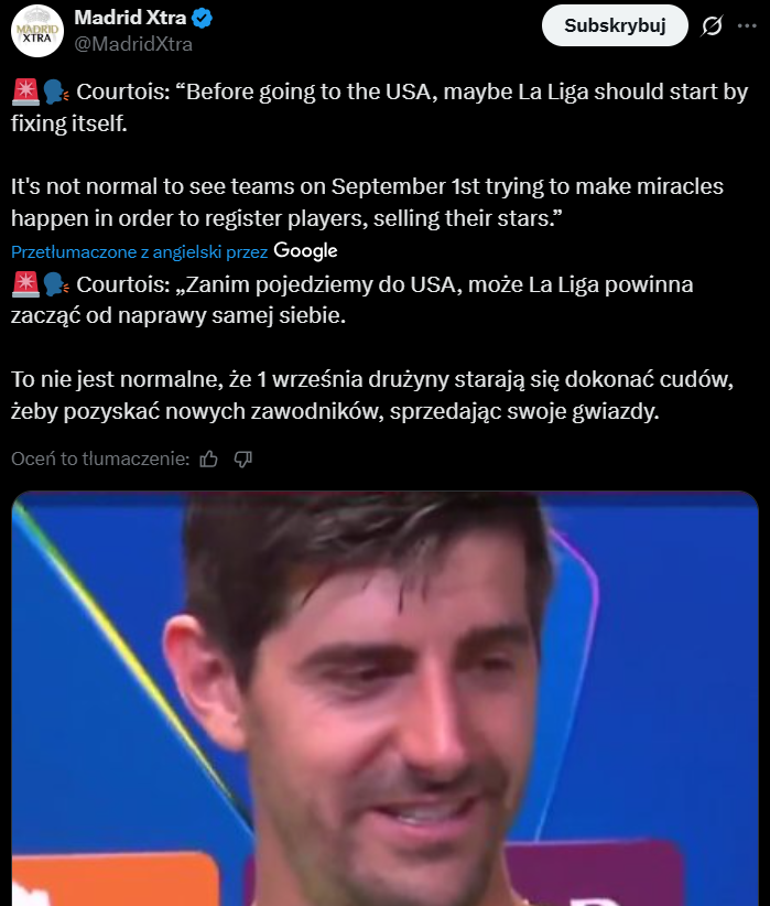 Thibaut Courtois WBIJA SZPILĘ w Barceloną w LaLiga!