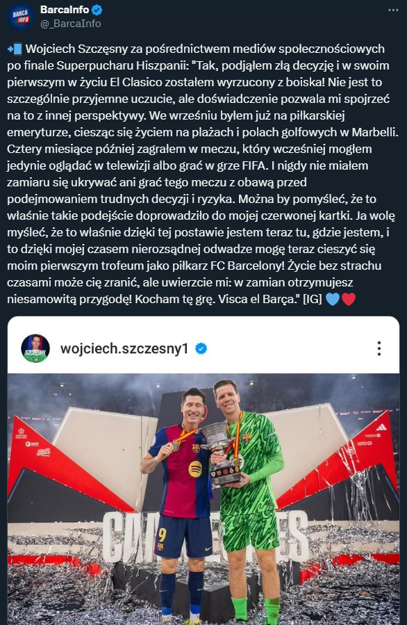 Wojtek Szczęsny ZABRAŁ GŁOS po finale i czerwonej kartce!