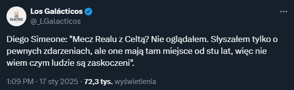 MOCNE SŁOWA Diego Simeone po kontrowersjach w meczu Realu z Celtą!