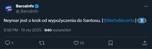 BOOM! Neymar o krok od wypożyczenia!