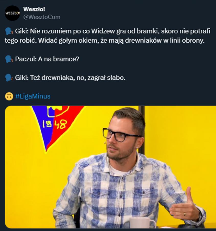 Łukasz Gikiewicz nt. gry swojego brata w ostatnim meczu... xD