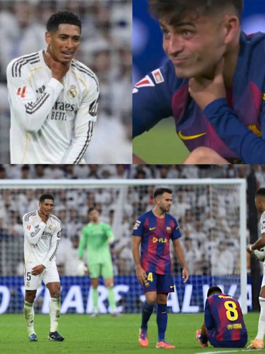 GEST Bellinghama w stronę Pedriego podczas El Clasico xD