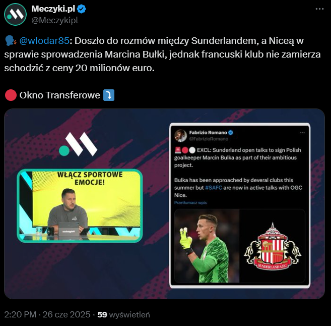HIT! Tyle OGC Nice OCZEKUJE za Marcina Bułkę!
