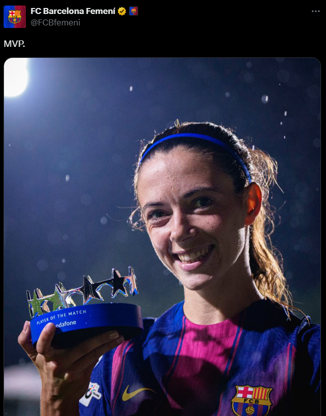 Tak wygląda STATUETKA MVP meczu w kobiecej LM!