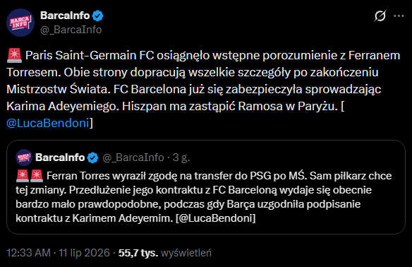 DZIEJE SIĘ! Piłkarz Barcelony ma trafić do PSG!