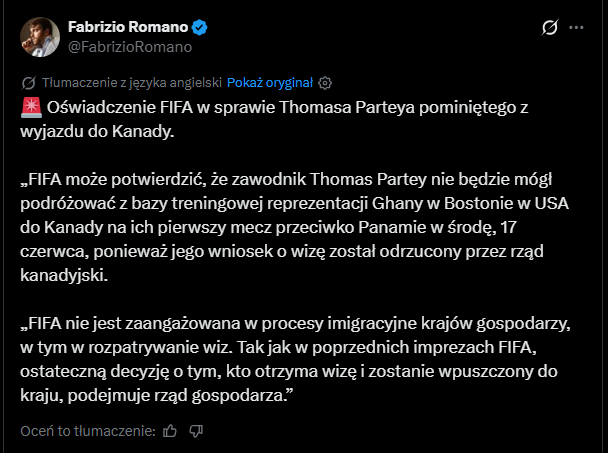 Gwiazda Ghany nie została wpuszczona do kraju! Opuści mecz MŚ...