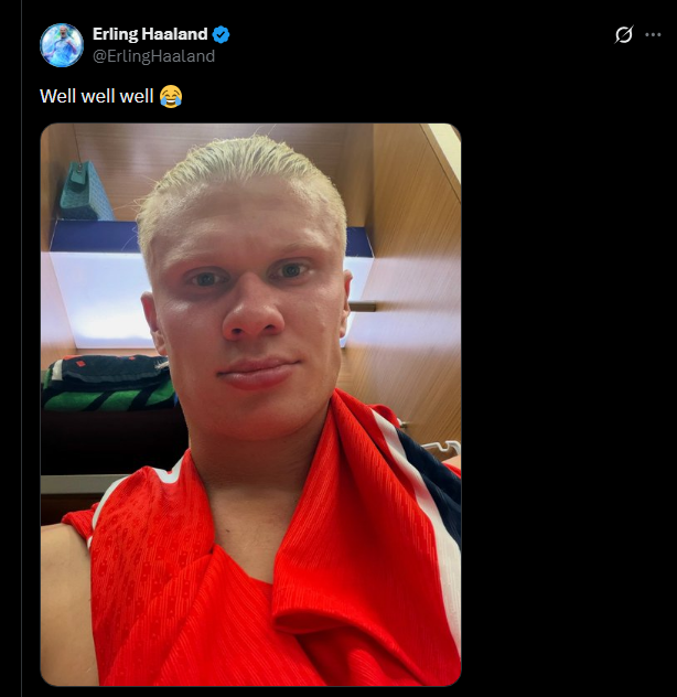 POST Erlinga Haalanda po wyeliminowaniu Brazylii!