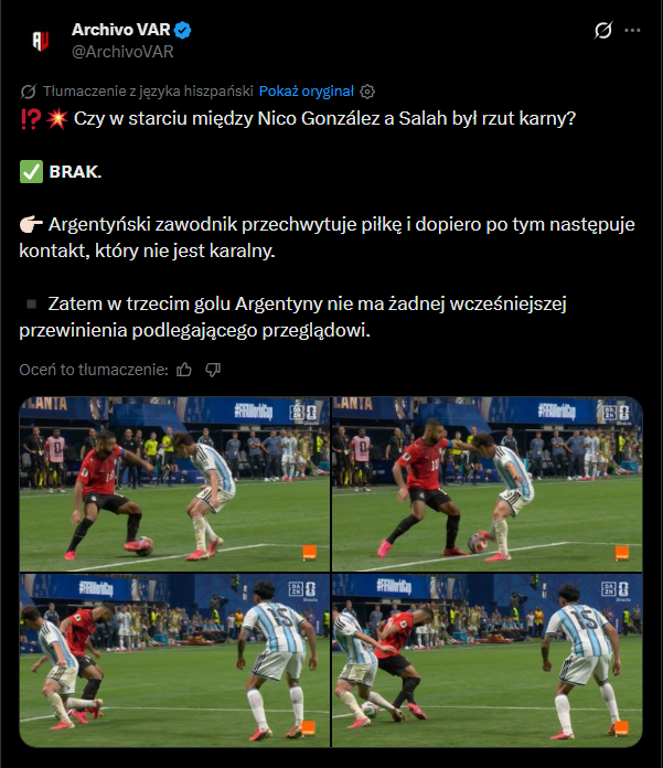Faul na Salahu i karny? Archivo VAR wyjaśnia kontrowersję...
