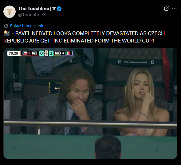 ''ZDEWASTOWANY'' Pavel Nedvěd po odpadnięciu Czech z MŚ...