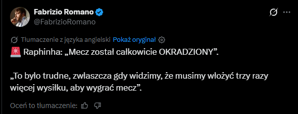 Raphinha OSTRO o sędziowaniu w meczu z Atletico Madryt!