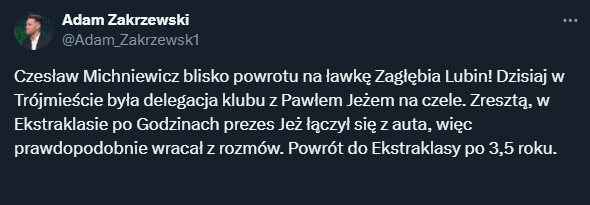 Czesław Michniewicz BLISKO POWROTU do Ekstraklasy!