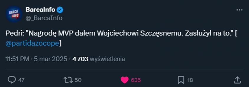 Pedri o tym, co zrobił z nagrodą MVP za mecz z Benfiką! <3