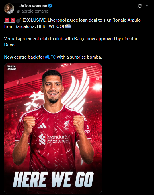 SZ0K! Ronald Araujo zmienia klub!!!