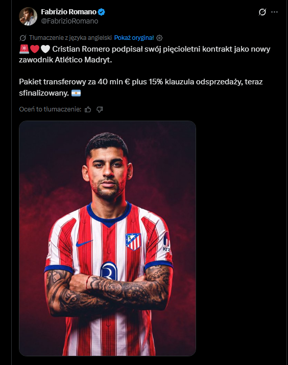 Atletico Madryt ŚCIĄGA ZA 40 MLN EURO finalistę MŚ!