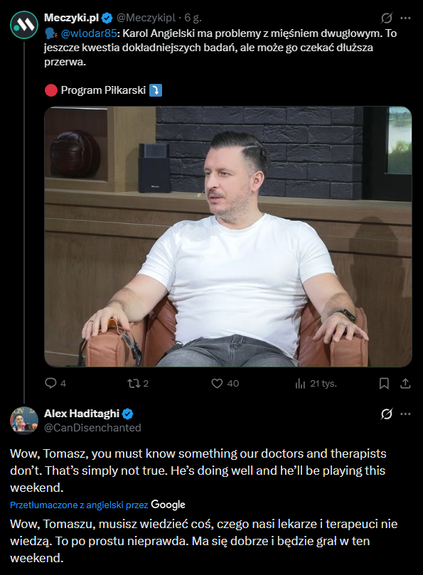 Tak Alex Haditaghi ODPOWIADA na newsa Tomasza Włodarczyka... xD