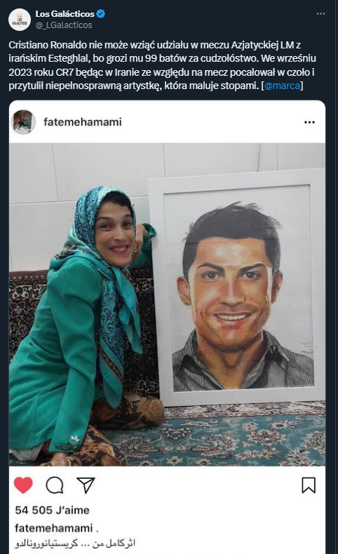 DLATEGO Cristiano Ronaldo nie zagra w meczu azjatyckiej LM... xD