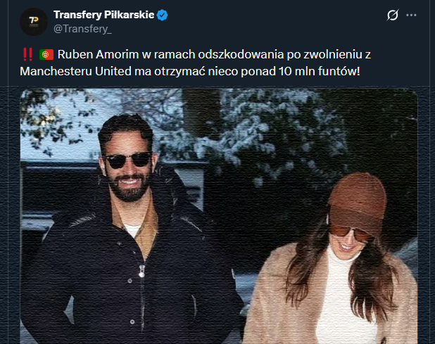 TAKIE ODSZKODOWANIE ma dostać Amorim za zwolnienie z Man United!