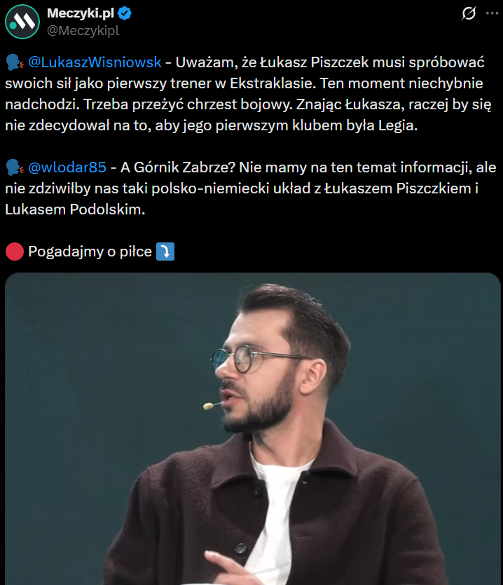 Tak rok temu mówił Łukasz Wiśniowski o Łukaszu Piszczku... :D