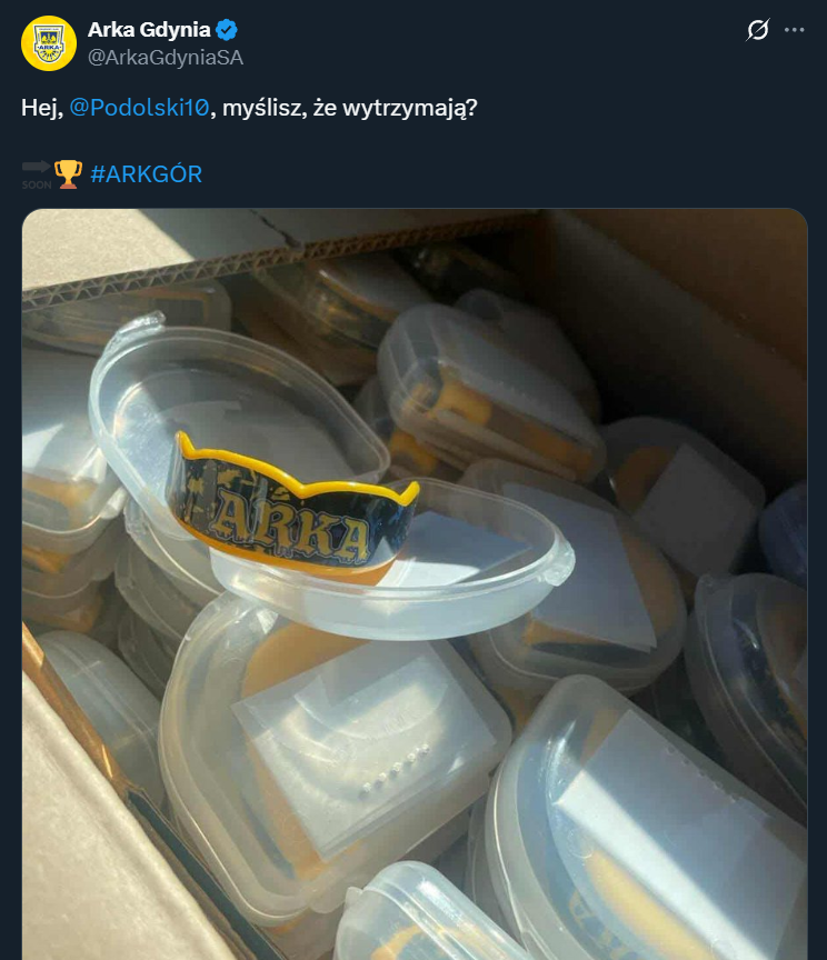 TWEET Arki Gdynia przed meczem z Górnikiem Zabrze... xD