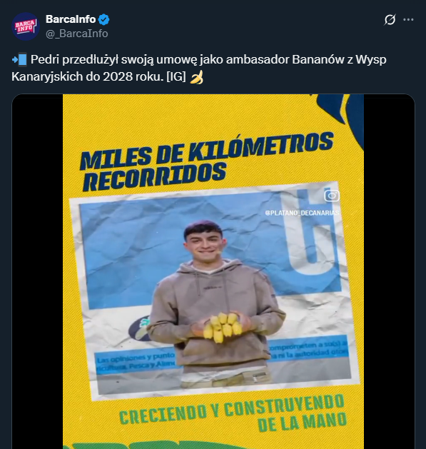 Zaskakujący sponsor Pedriego! Piłkarz Barcy jest ambasadorem... xD