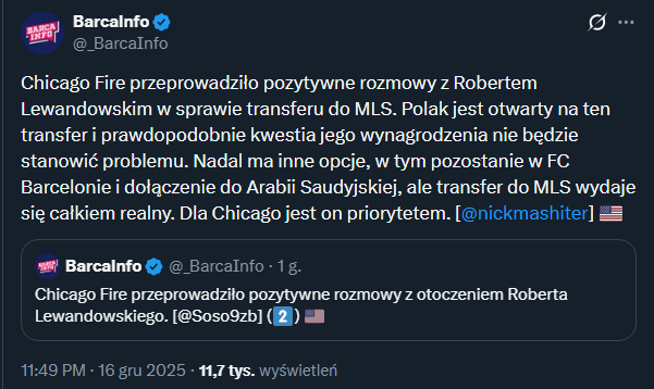 Lewandowski rozchwytywany! Kolejny klub prowadzi rozmowy z otoczeniem Polaka!