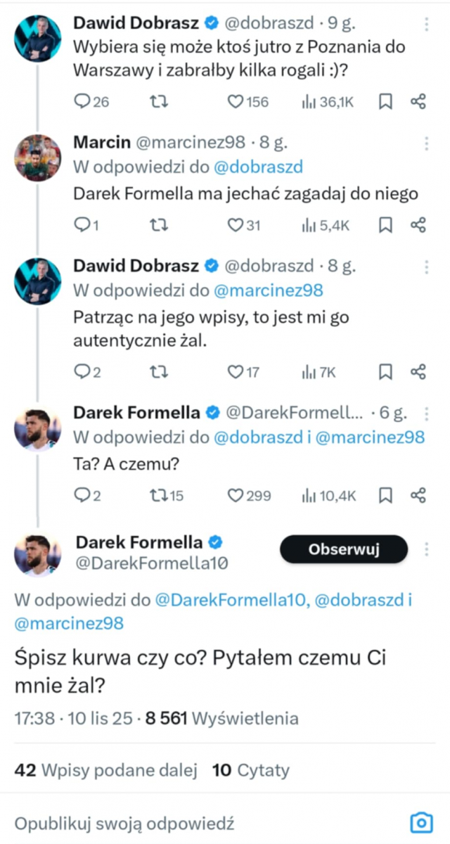 MOCNA ''SPINA'' Dawida Dobrasza z Dariuszem Formellą... xD